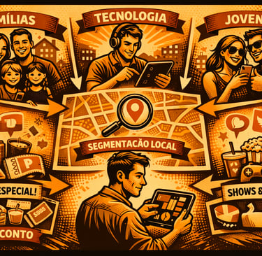 segmentação geográfica e comportamental