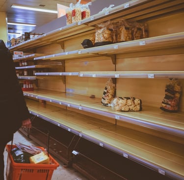 empty shelves in store affected by tariffs - tariff survival strategies