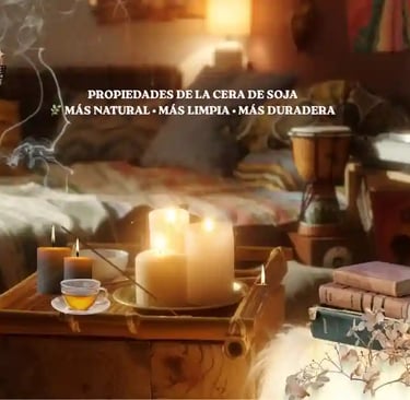 Propiedades de la Cera de Soja mas natural mas limpia mas duradera