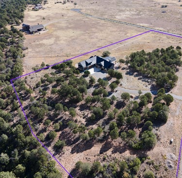 Ridgway, CO Real Estate Photography - Aerial Drone Property Lines