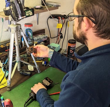livestock clipper sharpening and repair on youtbue