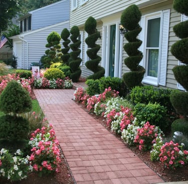 flowerbed installation oklahoma by Matias Landscaping