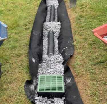 french drain install near me
