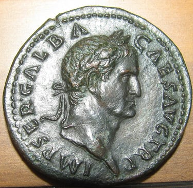 MONEDA EMPERADOR GALBA