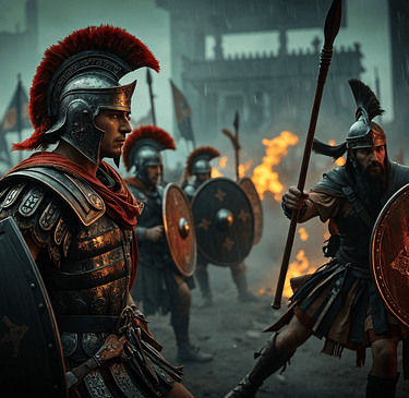 legionarios luchando