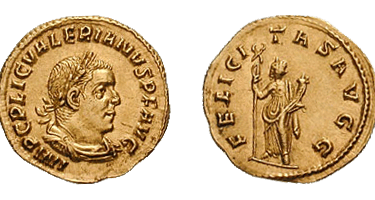 aureo del emperador Valeriano