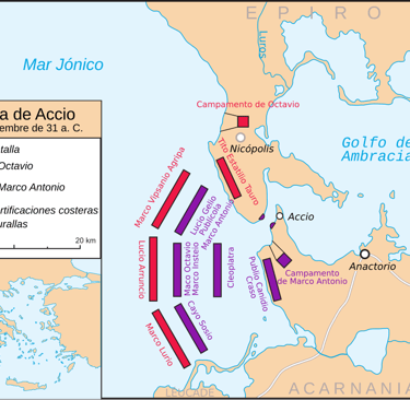 batalla de accio