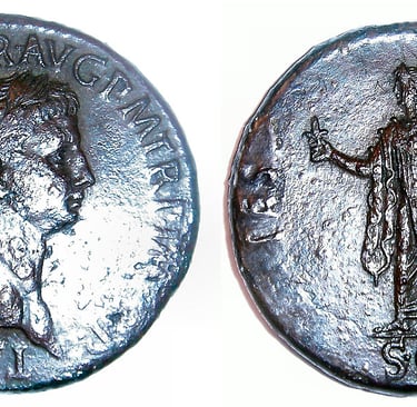 moneda emperador claudio