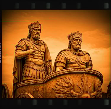 En las profundidades del tiempo, los reyes de Roma trazaron los primeros surcos de la leyenda. Sus n
