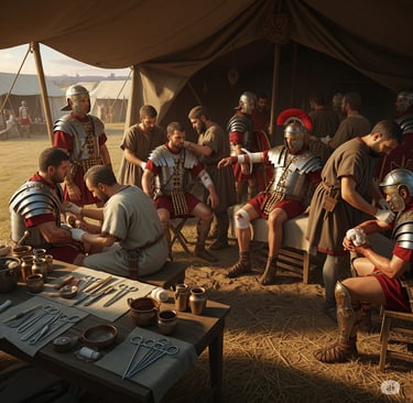 médicos de las legiones romanas