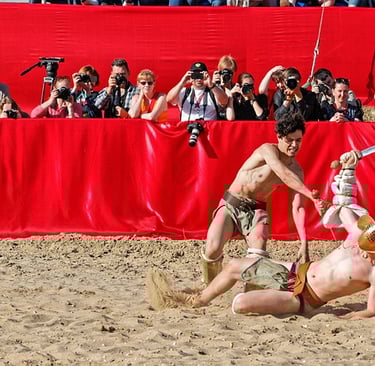 lucha de gladiadores