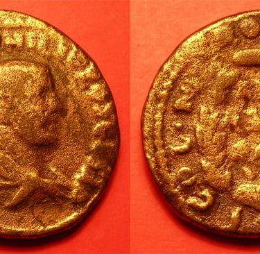 moneda oro de filipo el árabe