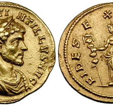 moneda emperador Quintilo