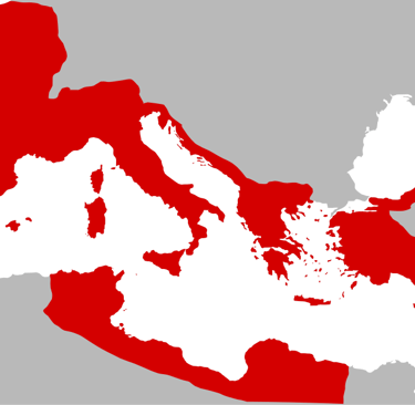 MAPA DEL TERRITORIO DE LA REPUBLIC ROMANA