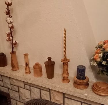 Collection de boites et soliflores