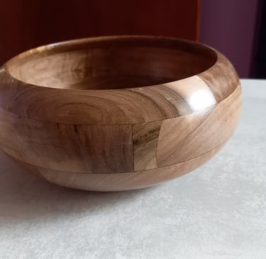 coupe de fruits en bois exotique collé