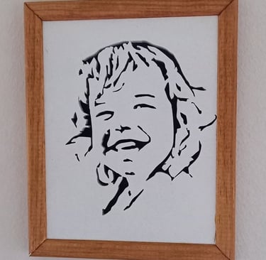 Portrait de ma petite fille