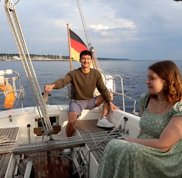 Pinnensteuerung Segelnboot