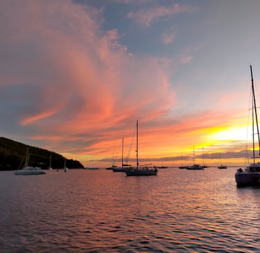 Guadeloupe Deshaies Ankerbucht