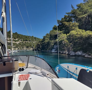 Einfahrt Hafen Gaios Nord