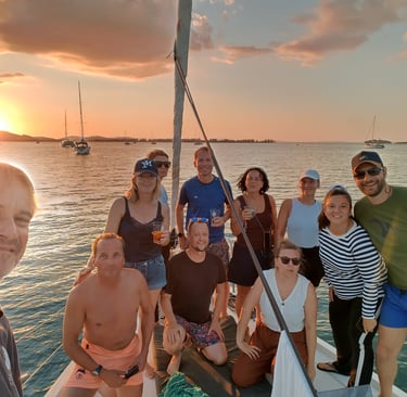 Igoumenitsa Happy Crew Sonnenuntergang