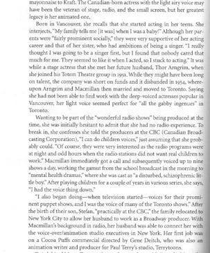 The Magic Behind the Voices - Norma Macmillan page 218