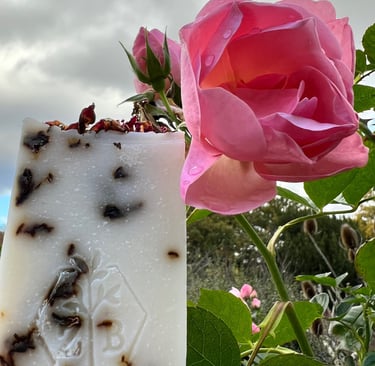 Zing's Botanicals natural rose soap