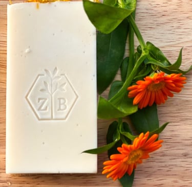 Zing's Botanicals natural calendula soap