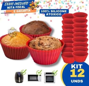 Forminha de silicone forma assadeira