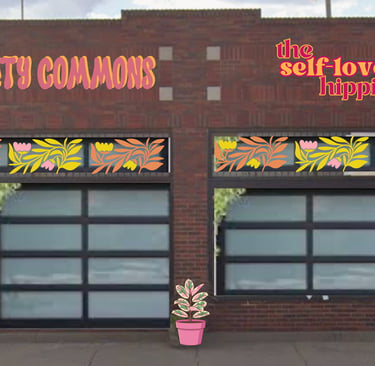 photo mockup of building's conceptualized future exterior