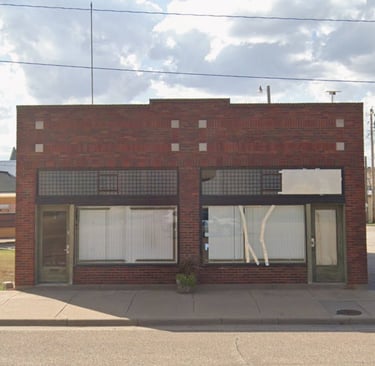 photo of building exterior  in disrepair