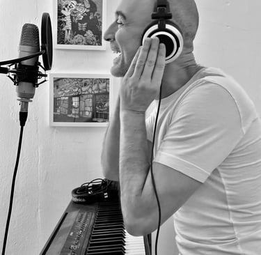 Hitting that record button gives me joy .. i feel so in the moment ..