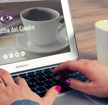 web pro spisovatelku a bloggerku