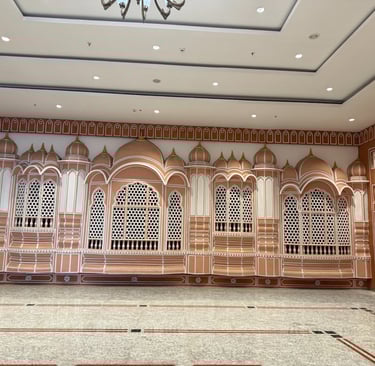 a large room with a chandelier and chandelier