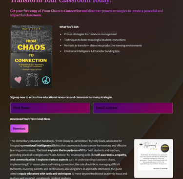 Free Ebook Chaos to Connection