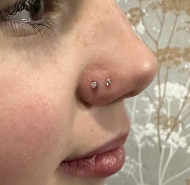 Licensed nose piercing studio in Stonehaven
