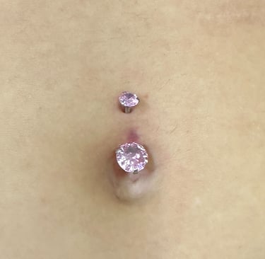 Titanium belly bar jewellery for navel piercings in Stonehaven