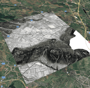 Google Earth LIDAR Galda de Jos - Cricau (ALBA)