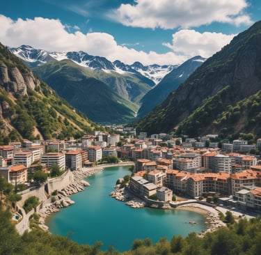 a computer screen with a rocket on top of it