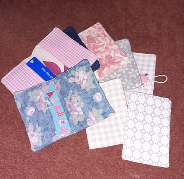 Wallet style card holders