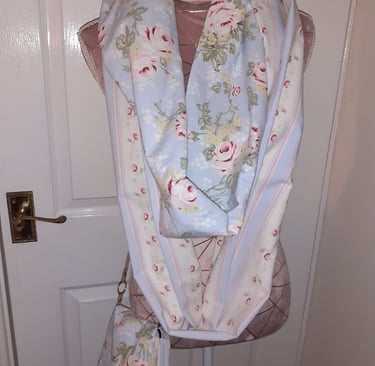 Shawl wrap and shoulder bag