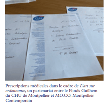 exemple d'ordonnance médicale d'art-thérapie