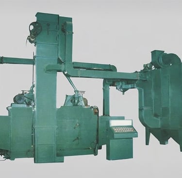 AIRLESS SHOT BLASTING MACHINE