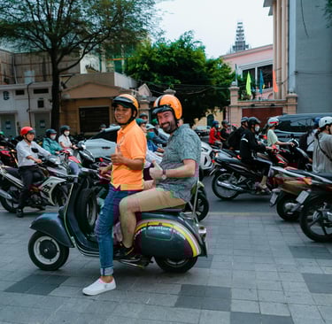 An English teacher having fun learning the culture of Cambodia