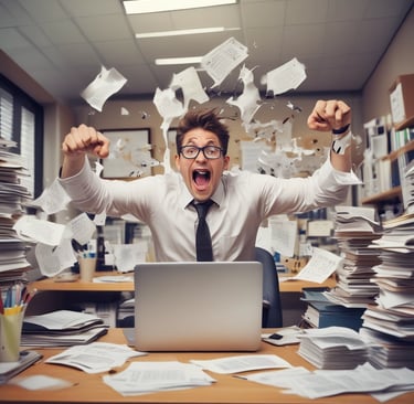 A quiet street scene features a row of brick buildings, including the GHM Insurance Agency. The street is lined with sidewalks adorned with colorful flowers in planters. An American flag is mounted on a lamppost, and across the street are more brick buildings with architectural details. A few cars are parked along the street.