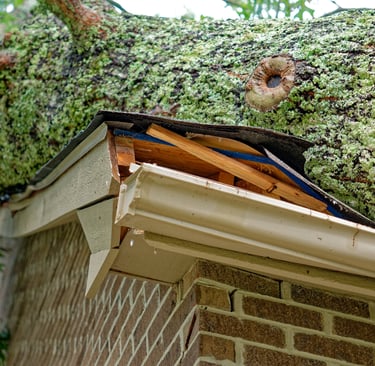 gutter damage