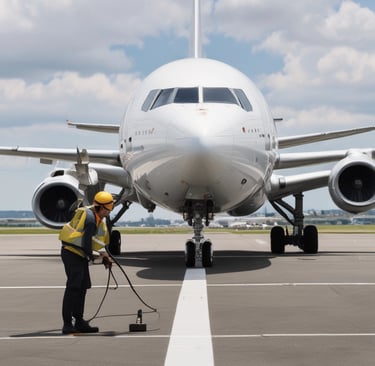 A bustling construction site surrounded by greenery, with metal beams and columns in various stages of assembly. Two large cranes, one black and another orange, are positioned prominently, aiding in the construction efforts. In the background, a residential building with red and white patterns is visible beyond a line of trees.