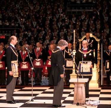 Redwood 3411 surreys premier masonic lodge - a grand officers meeting at great queen street