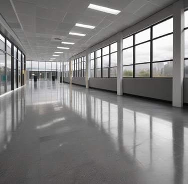 A person dressed in a white uniform and cap stands indoors, holding a towel over their arm. The background shows a dining area with wooden booths and a few people seated. The walls are decorated with framed photos and there is a mix of light and dark wood furnishings.