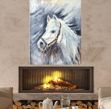 Rustic Horse Portrait - Equine Portraits
